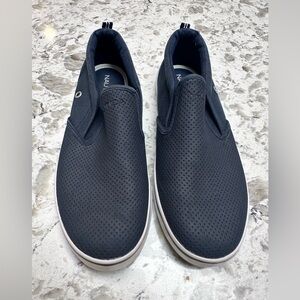 Nautica Men's Dark Blue Perforated Slip-Ons